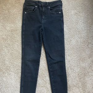 Black Free People jeans with fringe detailing!